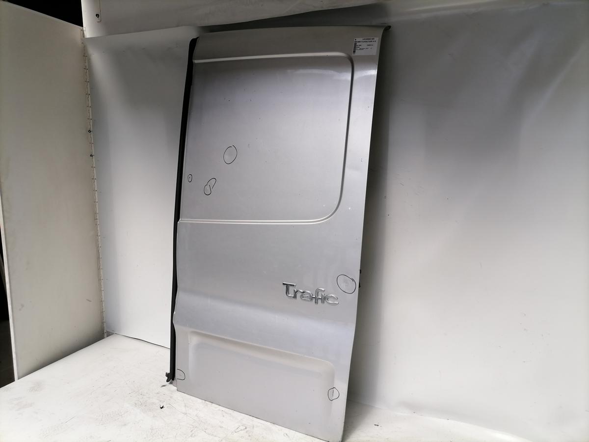 Renault Trafic 2 original Fl&uuml;gelt&uuml;r rechts Kastenwagen ohne Scheibe Silber Bj.2008